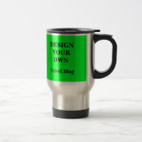 Design sua própria Caneca de viagem - Verde e Prat