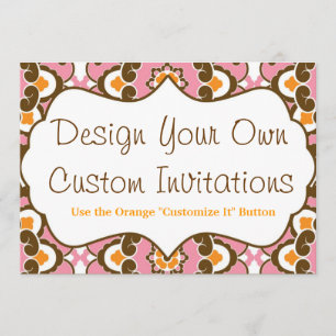 Design suas próprias Convites Personalizados