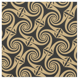 Design tecido de padrão espiral celta