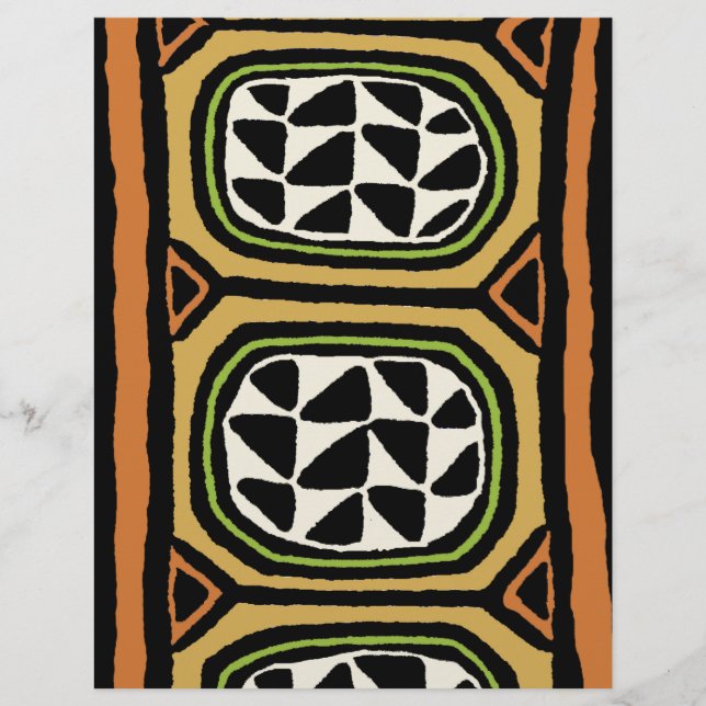 Design têxtil do Kuba Africano (Frente)