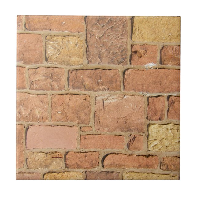 Design velho colorido da parede de tijolo (Frente)