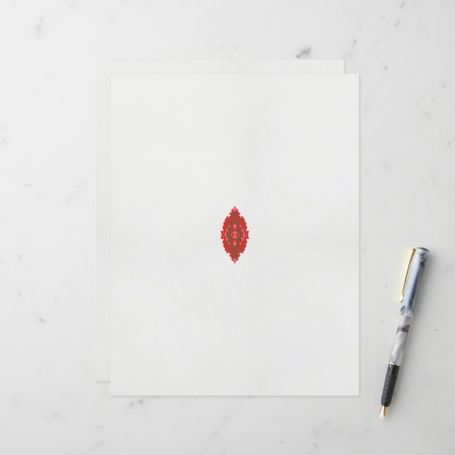 design vermelho e castanho sobre fundo branco (Frente/Verso In Situ)