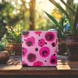 Design vermelho e rosa giratório