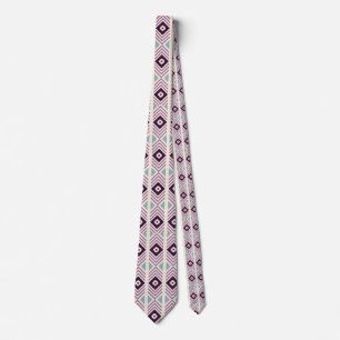 Designer de Diamante Roxo Gravata Masculina