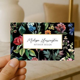 Designer de Elegância Botânica Premium Vintage