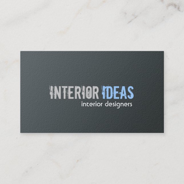 Designer de interiores - cartões de visitas (Frente)