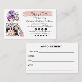 Designer de Moda de Cartão de visita de costura