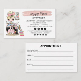 Designer de Moda de Cartão de visita de costura