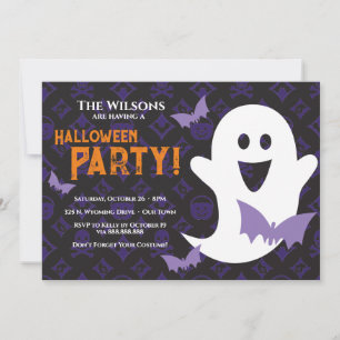 Designer Halloween, Convite de festas Fantasma
