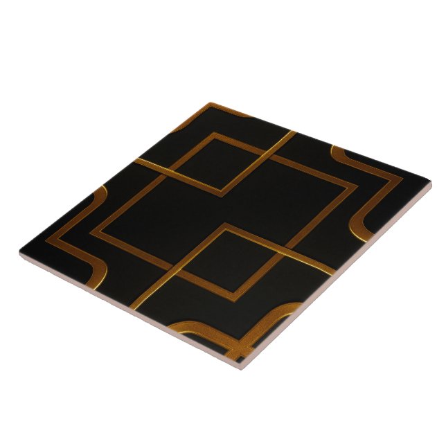 Designer Liquid Gold Preto Monocromático Casa Resp (Lateral)