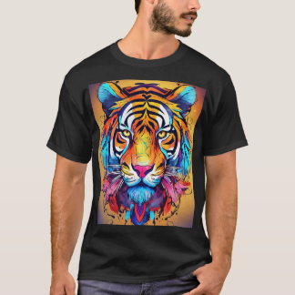 Designs de Camisa T de Tigre Whimsical