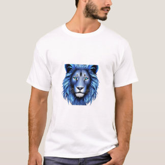 Designs de camisetas de leão geométrico majestosos