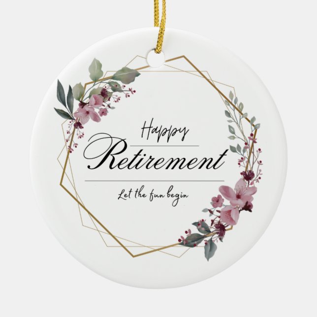 Designs de Ornamento Personalizados para presente  (Frente)