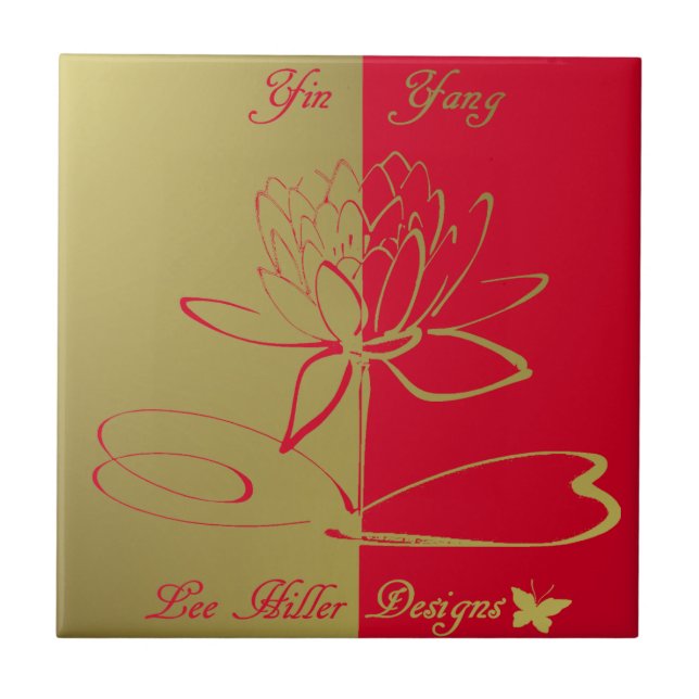 Designs Lee Hiller Realça o Dourado Vermelho (Frente)