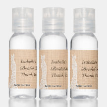 Desinfetante para as Mãos Beautiful Lace Bridal Sh