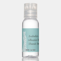 Desinfetante para as Mãos Pretty Turquoise Bridal