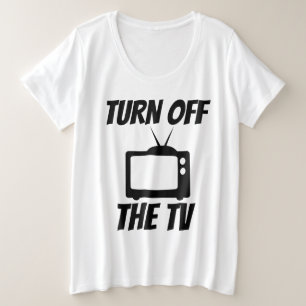 DESLIGAR CAMISAS DE TELEVISÃO TV TAMANHO PLUS