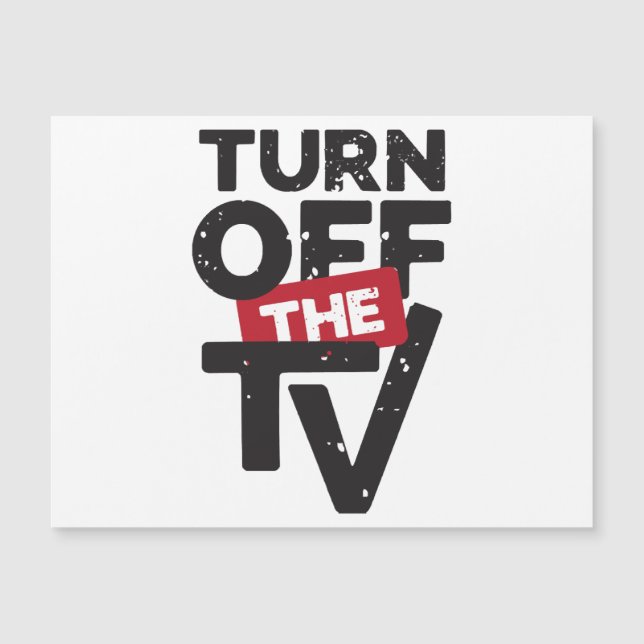 Desligue a propaganda de notícias falsas da TV (Frente)