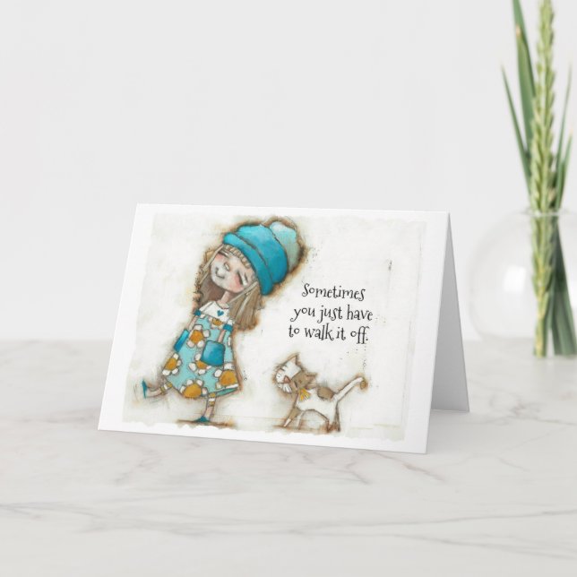 Desligue-o - Cartão de encorajamento (dentro do va (Frente)