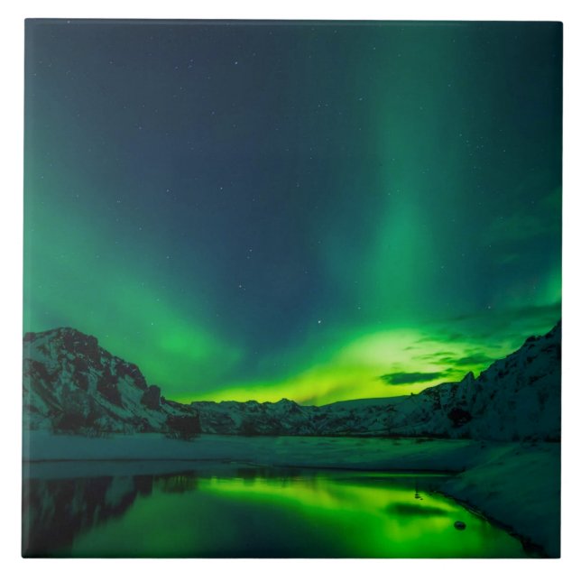 Deslumbrante Aurora Verde (Frente)