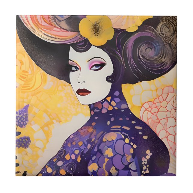 Deslumbrante Drag Queen Estilo Klimt (Frente)