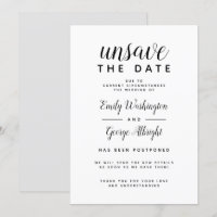 Desmarcar a Data Formal Novo Anúncio de Data