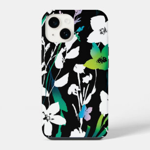 Destaque de Cor Preto e Branco Único e Floral e Br