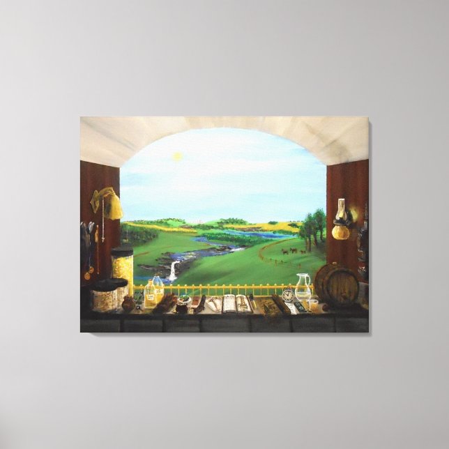 Destiladores canvas de galeria Windows-36x27 (Frente)