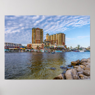 Destin Harbor Boardwalk Poster