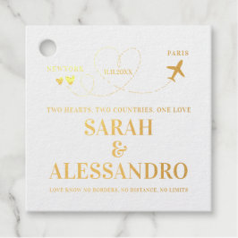 Destination Wedding Airplane Heart