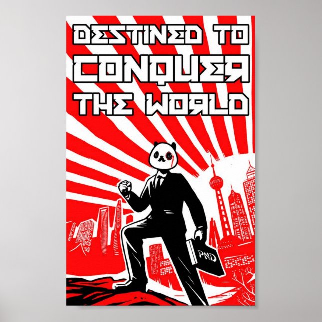 Destined to Conquer the World Poster (Frente)