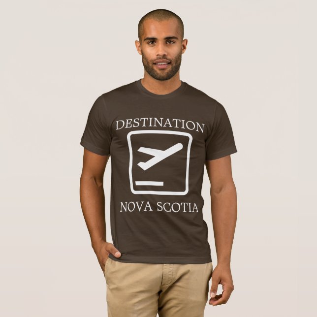 Destino à camisa da Nova Escócia na Costa Leste (Frente Completa)