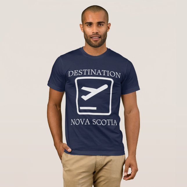 Destino à camisa da Nova Escócia na Costa Leste (Frente Completa)