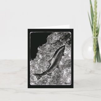 "Destino" - Cartão Salmão Salmonar de Salmão de Sa