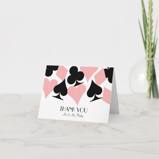 Destino Cartões de agradecimentos de Las Vegas em  (Frente)