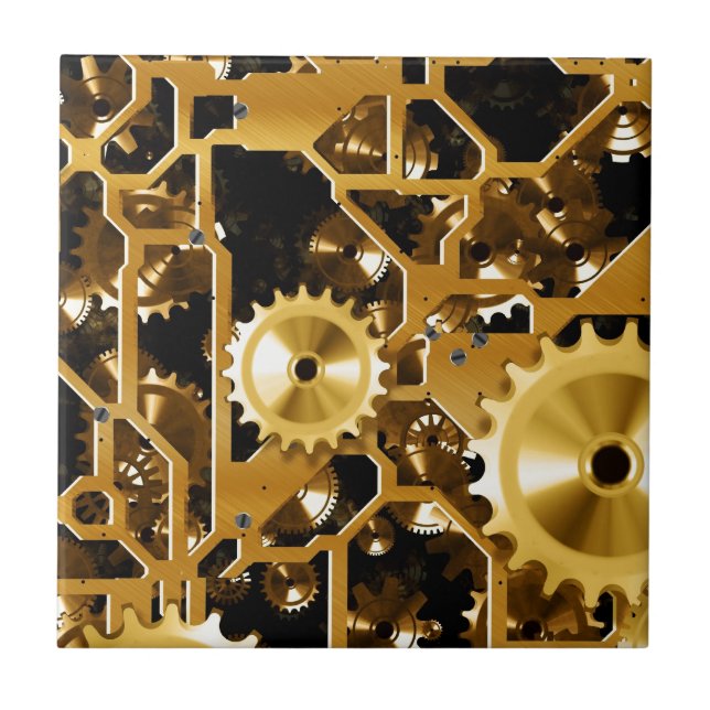 Destino de Arte Digital Design do Gears Clock Offi (Frente)