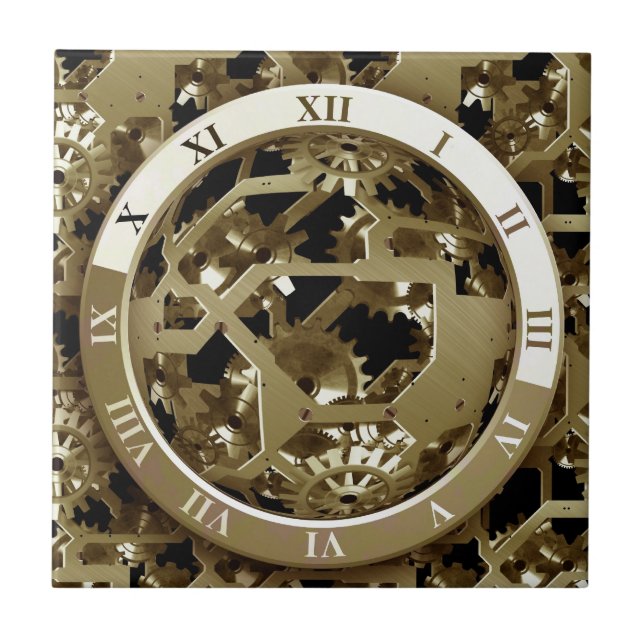 Destino de Arte Digital Design do Gears Clock Offi (Frente)