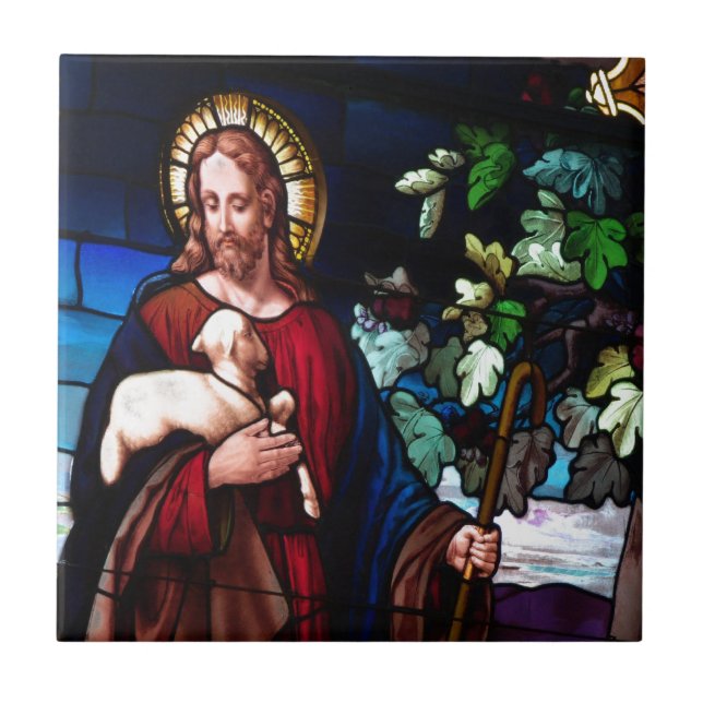 Destino de vidro da arte do design do cordeiro do (Frente)