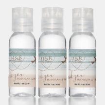 Destino do Monograma do Coração do Avião Sunset Be