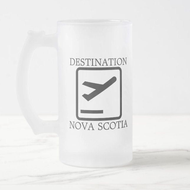 Destino para a caneca de cerveja da Costa Leste da (Esquerda)