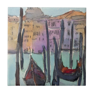 Destinos Duas Gondolas em Veneza Sketch