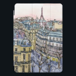 Destinos | Torre Eiffel de Aquarela e Paris<br><div class="desc">Uma aquarela picturesca e design de tinta criada pela talentosa Melissa Wang. Esta ilustração retrata uma paisagem urbana da cidade de Paris com a icônica Torre Eiffel em pé no topo da peça sobre a cidade. Este ícone cultural é geralmente representado na frente e no centro de uma imagem ou...</div>