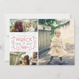 Destrua os corredores - Cartões de Natal da Famíli