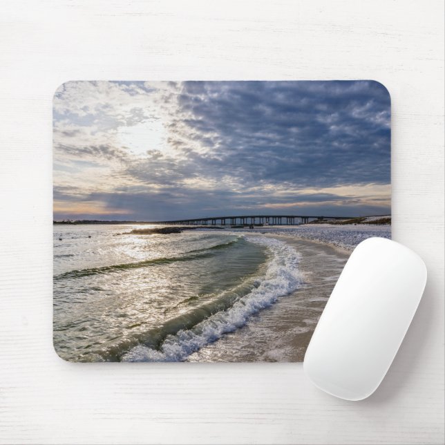 Destruin Florida Evening Waves Mousepad (Com mouse)