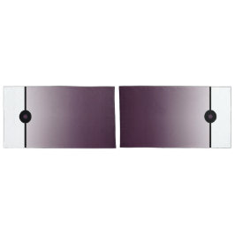 Desvanecer cor roxa com bolinhas