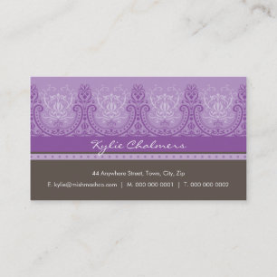 Detalhado bonito do CARTÃO DE VISITA