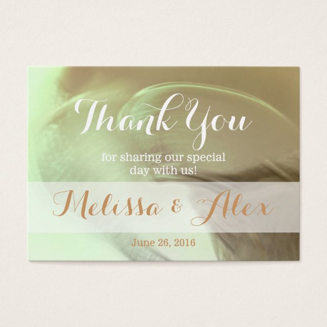 Detalhe da Flor Romântica - Obrigado (Frente)