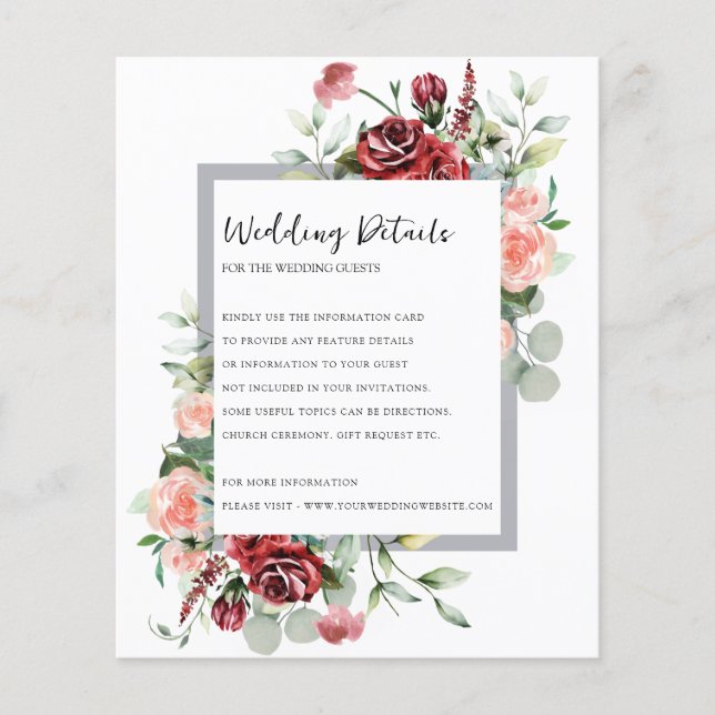 Detalhe De Casamento Floral De Pêssego Rosa E Cora (Frente)