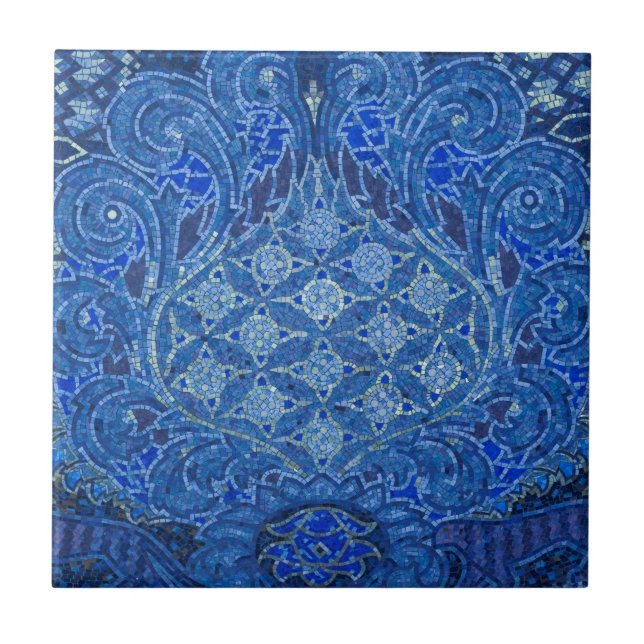Detalhe de Mosaico Azul, Alemanha (Frente)