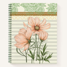 Detalhe lindo Watercolor floral Lace e stripe